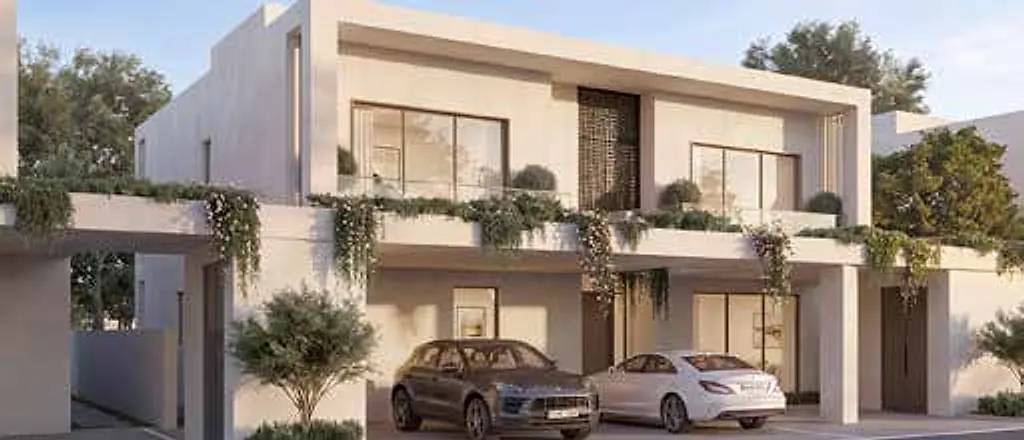 6 bedroom villa at Wadeem Gardens with a double car port, feature screen and terraces